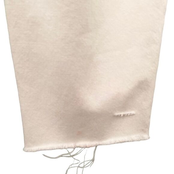 NEW All Saints AllSaints White Hailey High Rise Cropped Wide Leg Jeans Size 27 - Picture 9 of 10